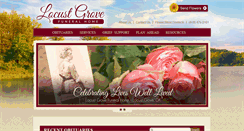 Desktop Screenshot of locustgrovefuneralhome.com